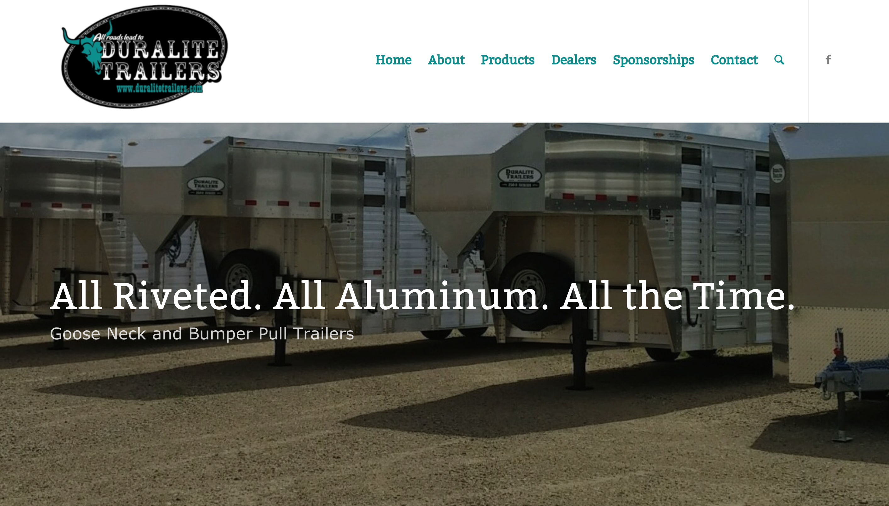 Duralite Trailers - Website Design - Downtown Design, LLC